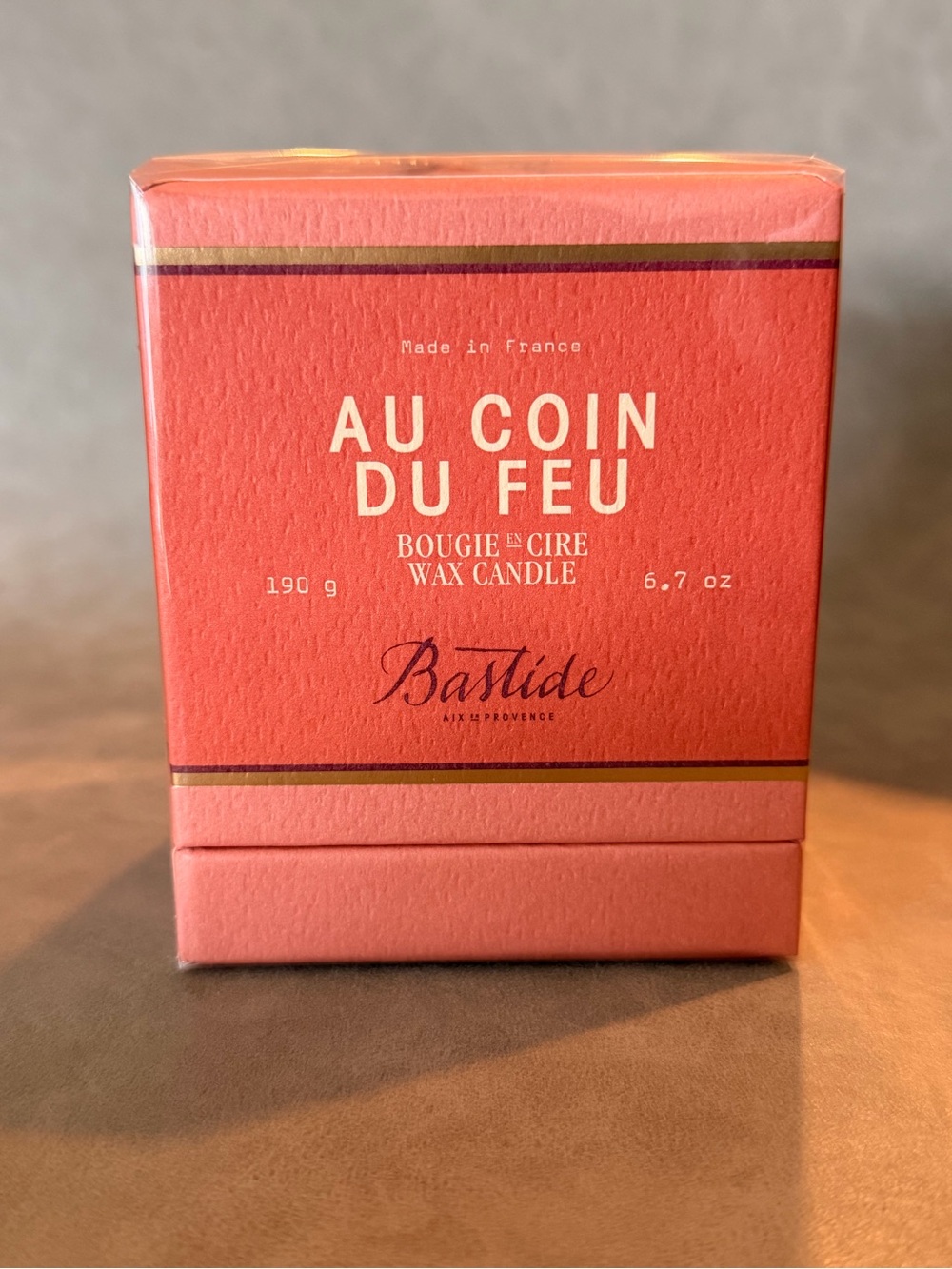 Bastide Au Coin Du Feu Wax Candle - 6.7oz BNIB